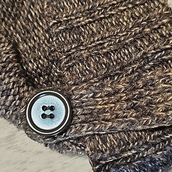 89th and Madison Short Sleeve Scoop Neck Sweater Brown Size Large - Picture 9 of 9